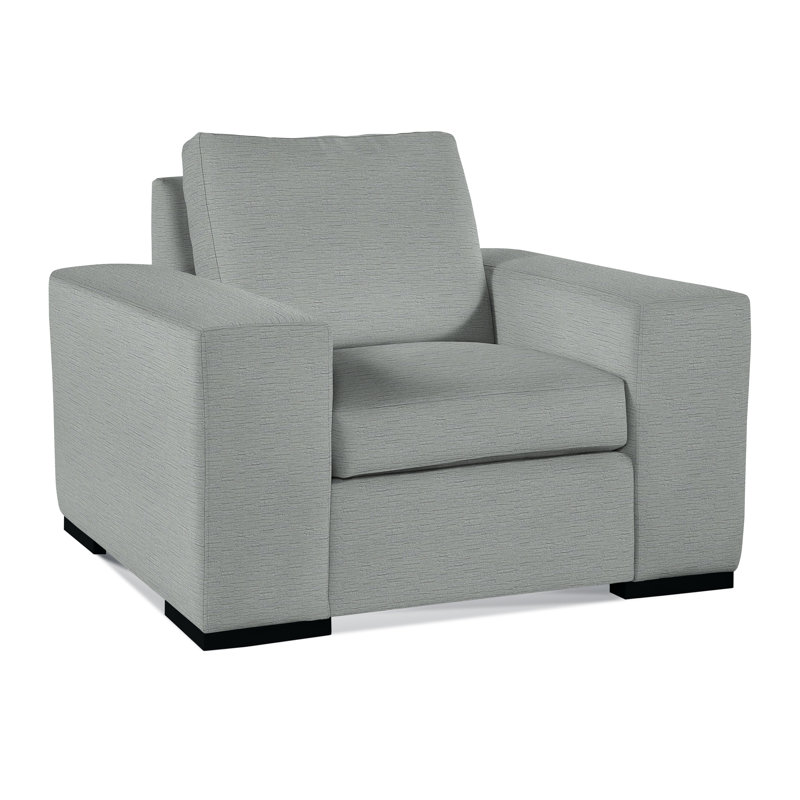 Memphis Armchair, Black, Elite Dove Linen