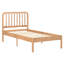 Base de lit plateforme en bois Aurey avec tête de lit à lattes et sommier à lattes de bois-237970763-237970762