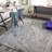 Markesan Abstract Blue/Gray/Cream Area Rug-13613790