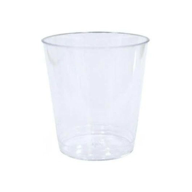 Gobelet en plastique transparent EcoQualité 2Oz - Gobelet jetable réutilisable transparent pour dégustation, banquets, boissons froides, célébrations, événements et fêtes (144)