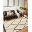 Tapis géométrique crème / gris anthracite Chris Loves Julia x Loloi Alice