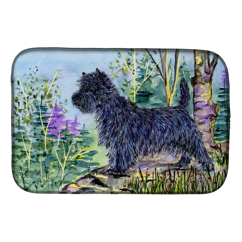 Tapis de séchage cairn terrier