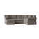 Thames Upholstered U-Shaped Sectional