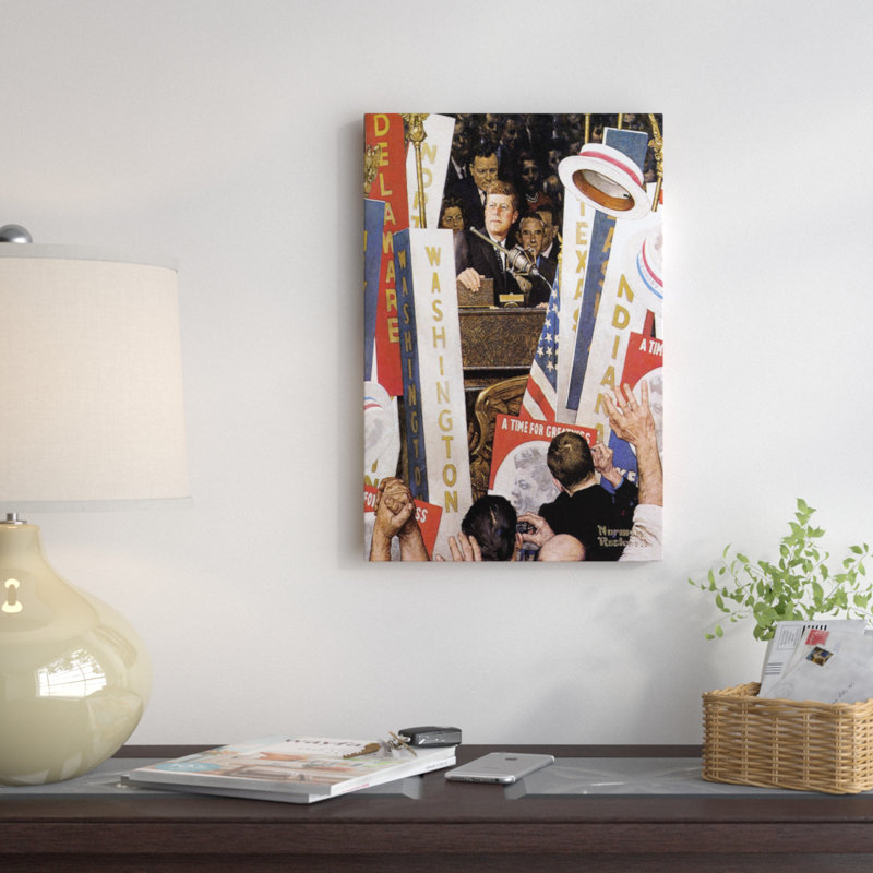 «A Time for Greatness» par Norman Rockwell, impression sur toile tendue, H 12 po x l 8 po x P 0,75 po