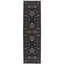 Manchuria Wool Oriental Area Rug in Black