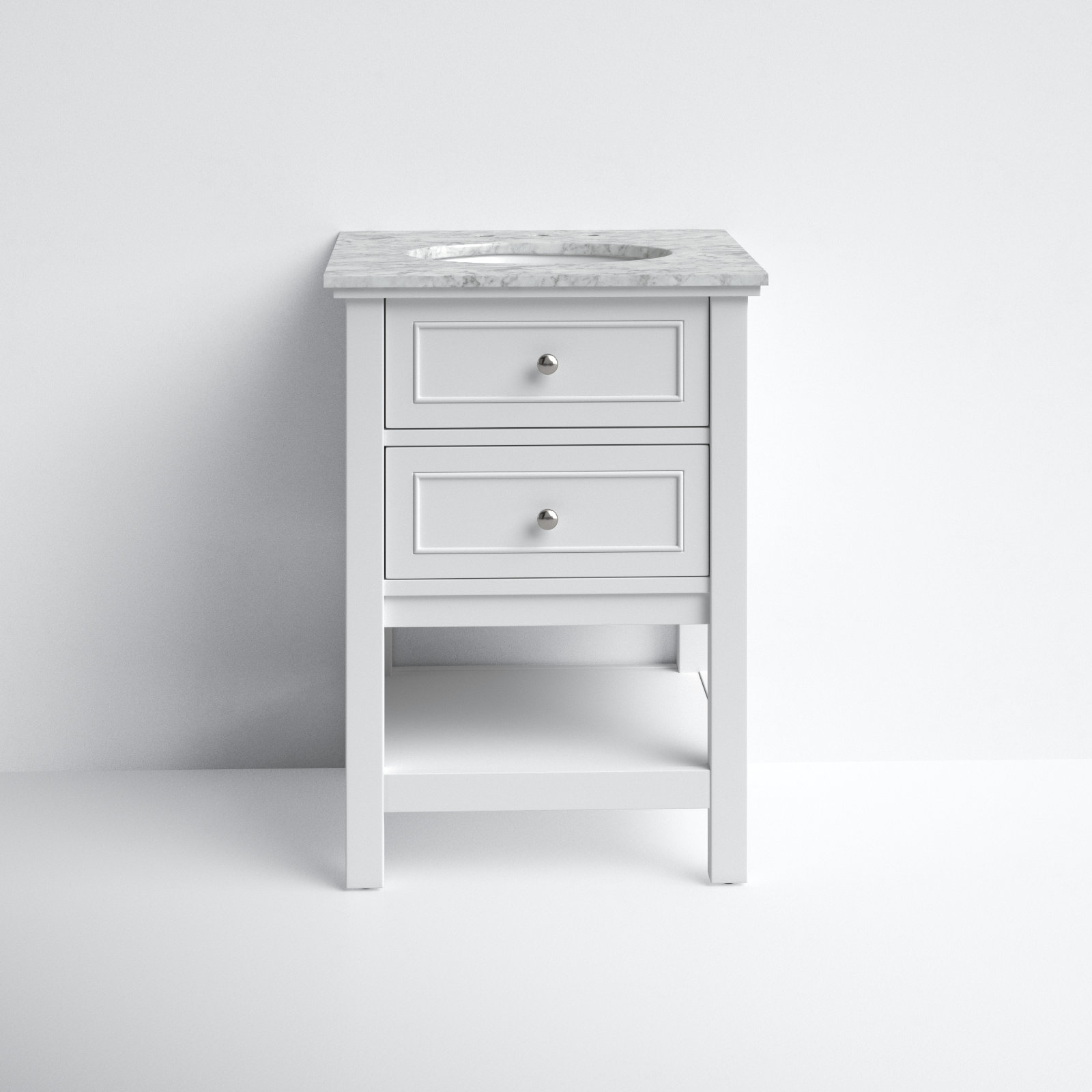 Bonsai 24'' Single Bathroom Vanity, White