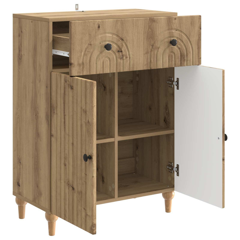 66cm Sideboard, Artisan Oak
