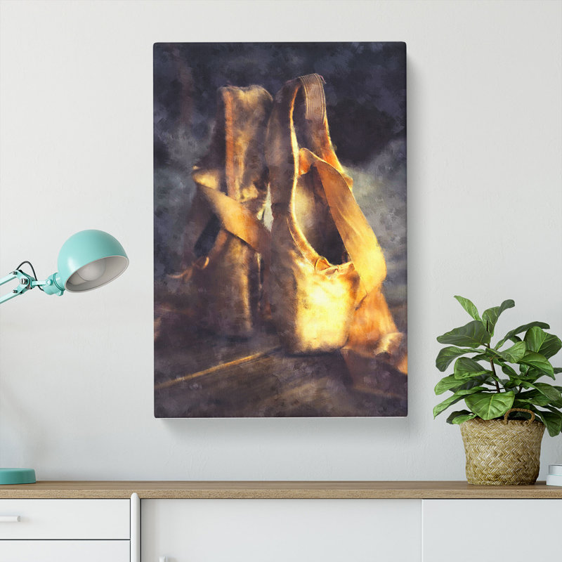 Ballerinas Slippers - Wrapped Canvas, 76cm H x 50cm W x 3cm D