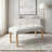 Upholstered Tufted Modern Bench