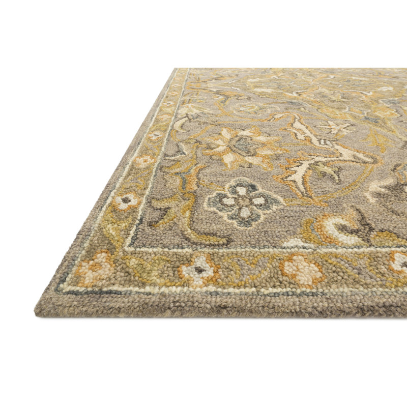 Asan Hand Hooked Wool Oriental Indoor Rug, Runner 2'6" x 7'6"