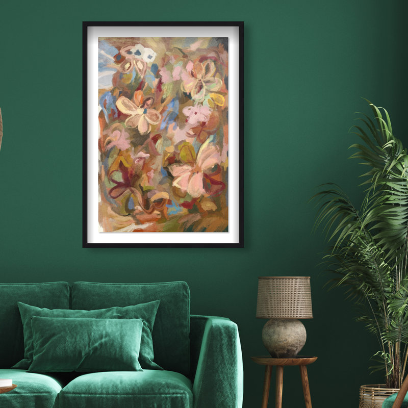 Moving Eden II Print by Oliver Gal, 25.5"H x 17.5"W, Black Shadowbox