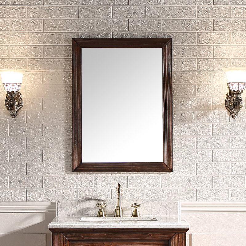 Miroir de salle de bain Claireville, H 31,5 po x l 23,6 po