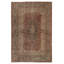 Tapis fin en laine turque rétro, vers 1940