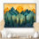 Goodill Alaska Forest Echoes In The Summit II - montagnes, art mural