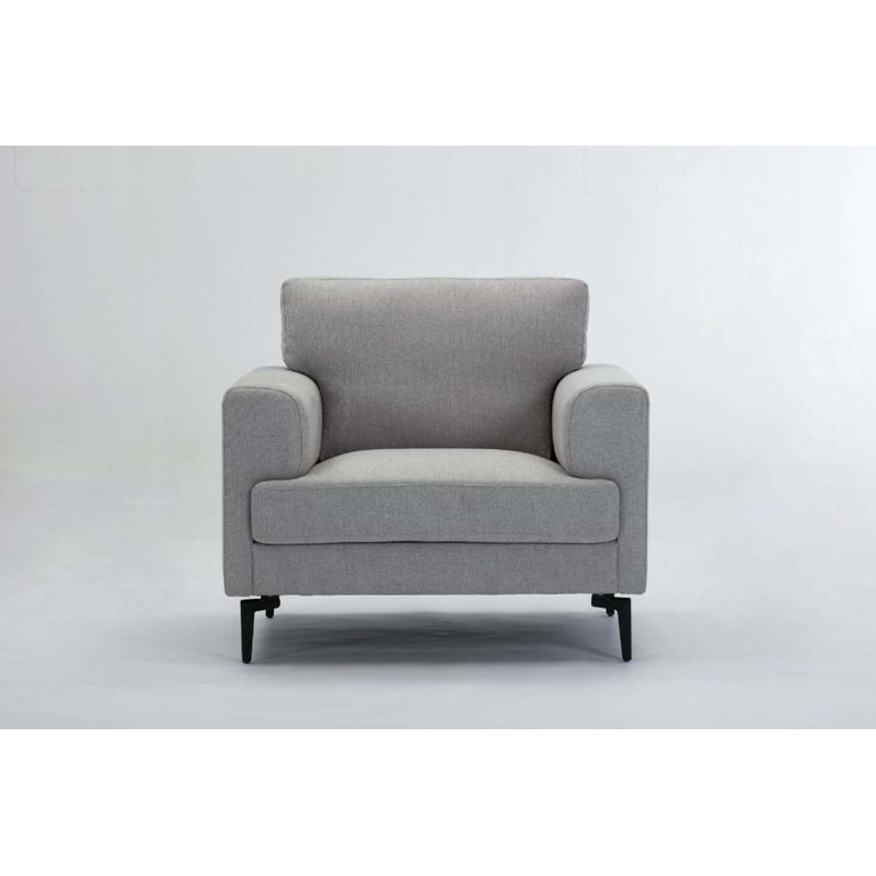 Chaise Kyren, lin gris clair