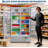 Heavy-Duty 45 Cu.ft Commercial Beverage Cooler with Dual Glass Doors - Adjustable Shelves, Customizable LED Lightbox & Frost-Free System for Restaurant, Bar, Convenience Store-123467321
