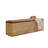 Bohemian Faux Rattan Solid Wood Shoe Storage Bench