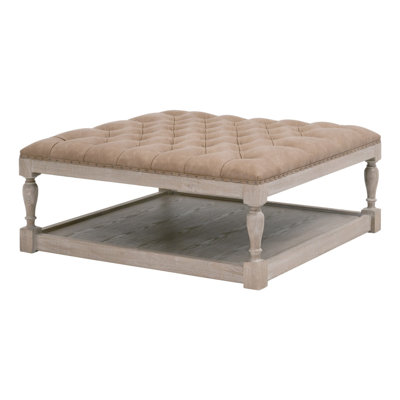 Bargman Townsend Tufted Upholstered Coffee Table