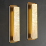 Mikinzie 2-Light LED Alabaster Wall Sconces (Set of 2)