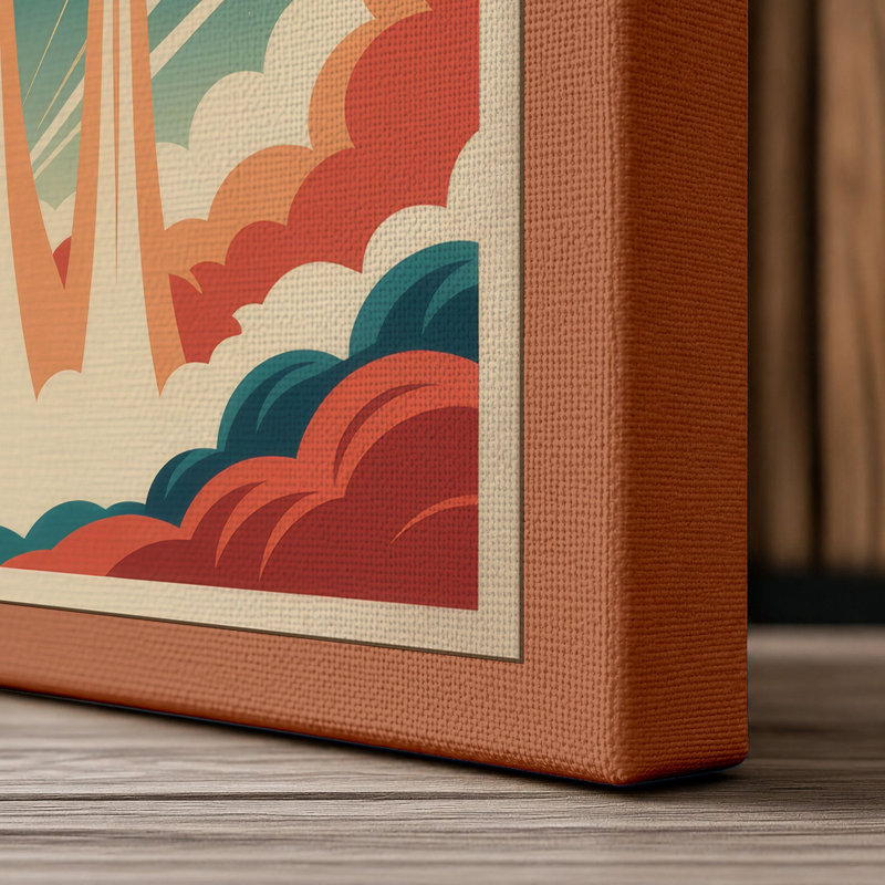 Print, 36x24 - 91.4 x 61.0 cm, Terracotta Border