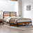 Mayghan  Platform Bed Frame with Wooden Headboard and Footboard-2021272585-2021272589