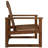 Otwell Acacia Patio Dining Armchair with Cushion