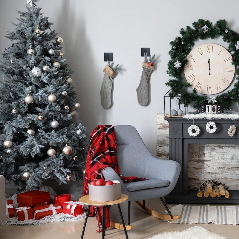 Crochet mural pour serviette, Noir