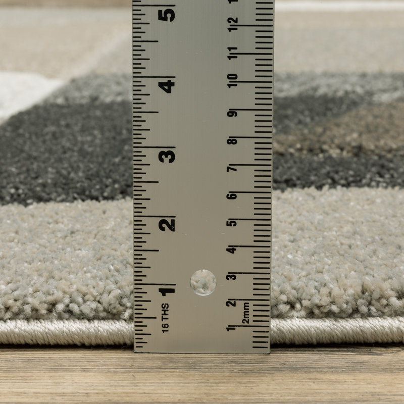 Kokoruda Geometric Indoor Rug, Runner 1'10" x 7'6"