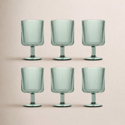 Laya Fluted Acrylic Goblet