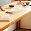Bureau en bois massif en L Burlywood-924099468-924099471