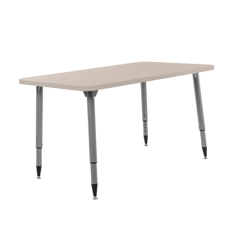 Table d'activité Adapte 24 x 36, 30 po x 48 po, Sable asiatique / argent
