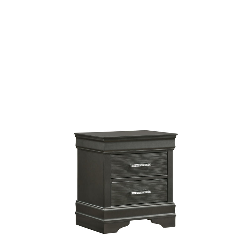 Table de chevet Mayodan, gris