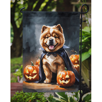 Drapeau de jardin chiot Halloween