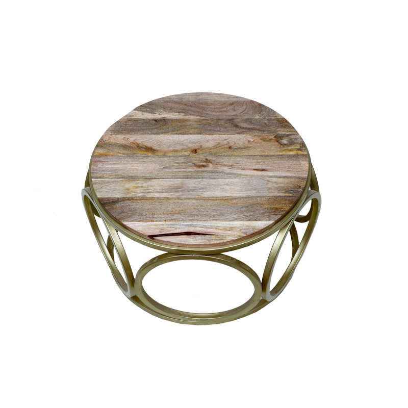 Dupree Frame Coffee Table, Gold