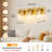 3 Light Modern Bathroom Light Fixtures Over Mirror, Brass Vanity Lights Milky White Glass Shades, E26 Socket (Bulbs Not Included)-189866193-168900348-92567187