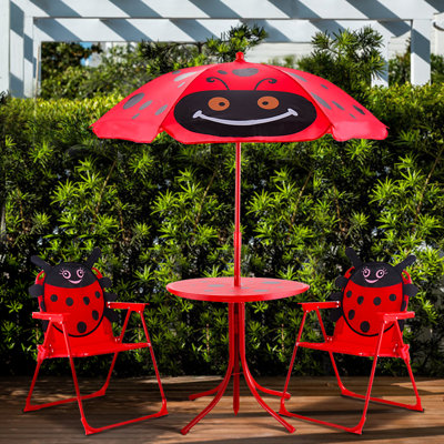 Maximillian Kids Round Outdoor Table Or Chair and Chair Set
