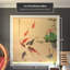 Bamboo Window Shade Blind - Koi Pond 72" W-272305888