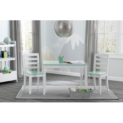 Kids 3 Piece Rectangular Play / Activity Table and Chair Set by Delta Children