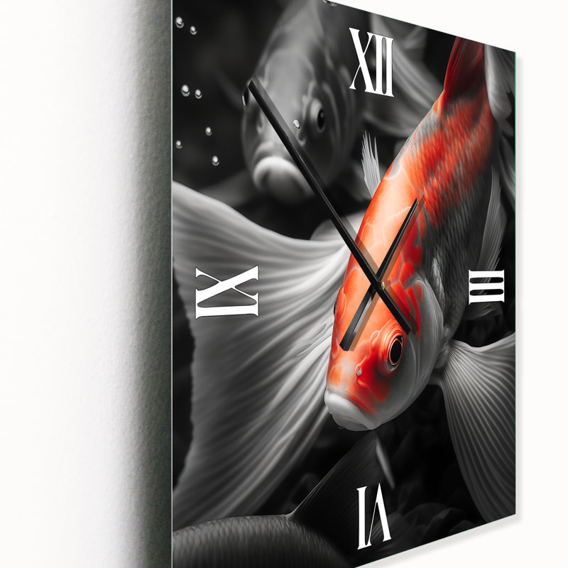 Jeljazko - Animal Fish Modern Wall Clock, Small