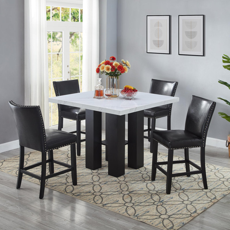 Fauteuil en polyuréthane 2pc, Noir