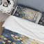 Ensemble de housse de couette érable doré et bleu-101242358