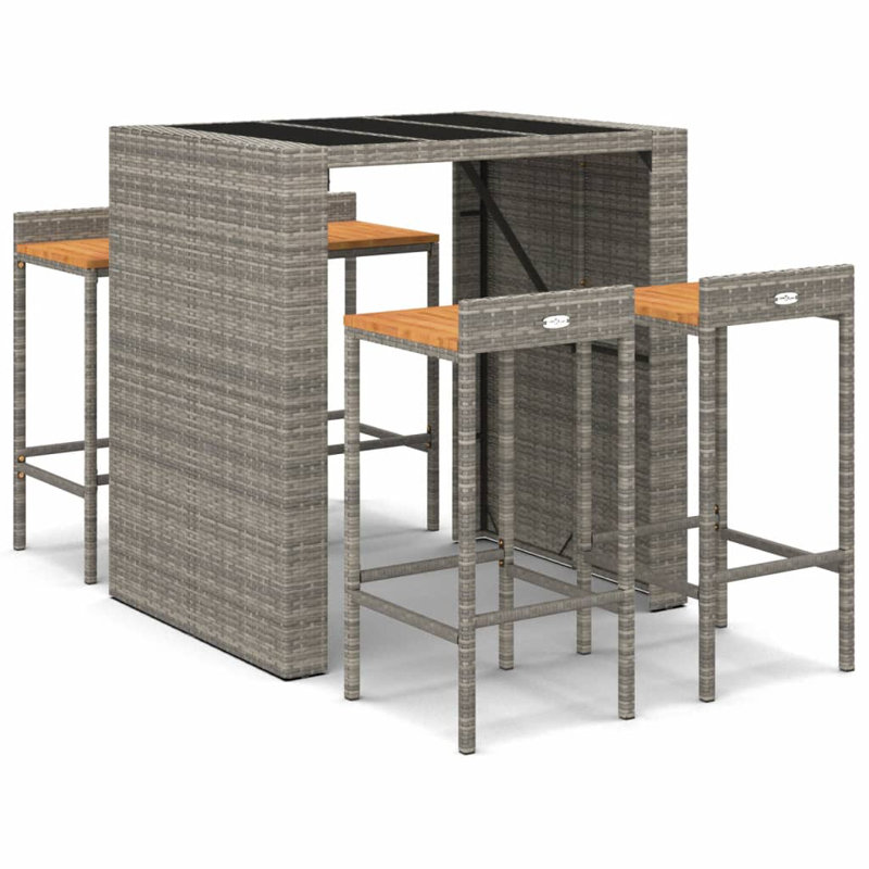 Fortunat 40cm Mini Bar, Grey