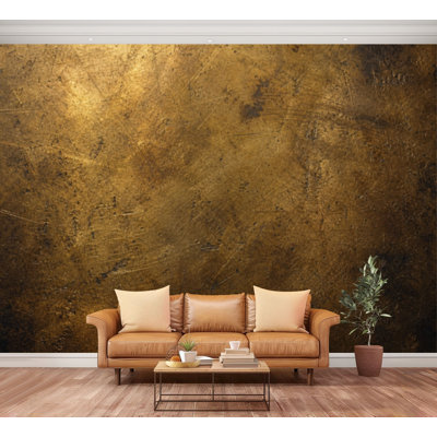 Wall Mural Peel and Stick Wallpaper Worn copper patina Self-Adhesive Removable Contact Paper Wall Decor for Living Room Bedroom 100"H x 144"W