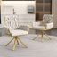 Avakate 46cm H Velvet Upholstered Metal Armchair-978489962-960593782
