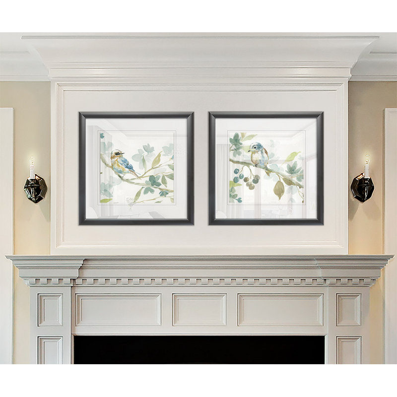 « spring melody i », ensemble de 2 reproductions de peintures encadrées