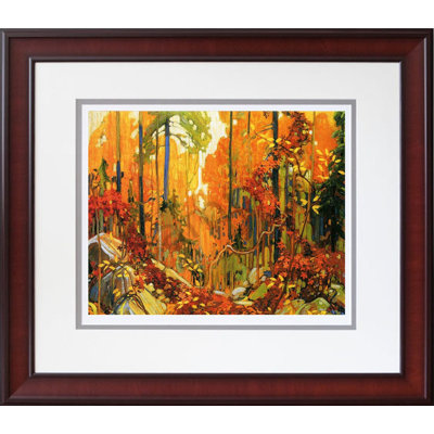 Tom Thomson "Autumn's Garland" Group Of Seven Art Print - Framed Ltd Ed 26"x24"