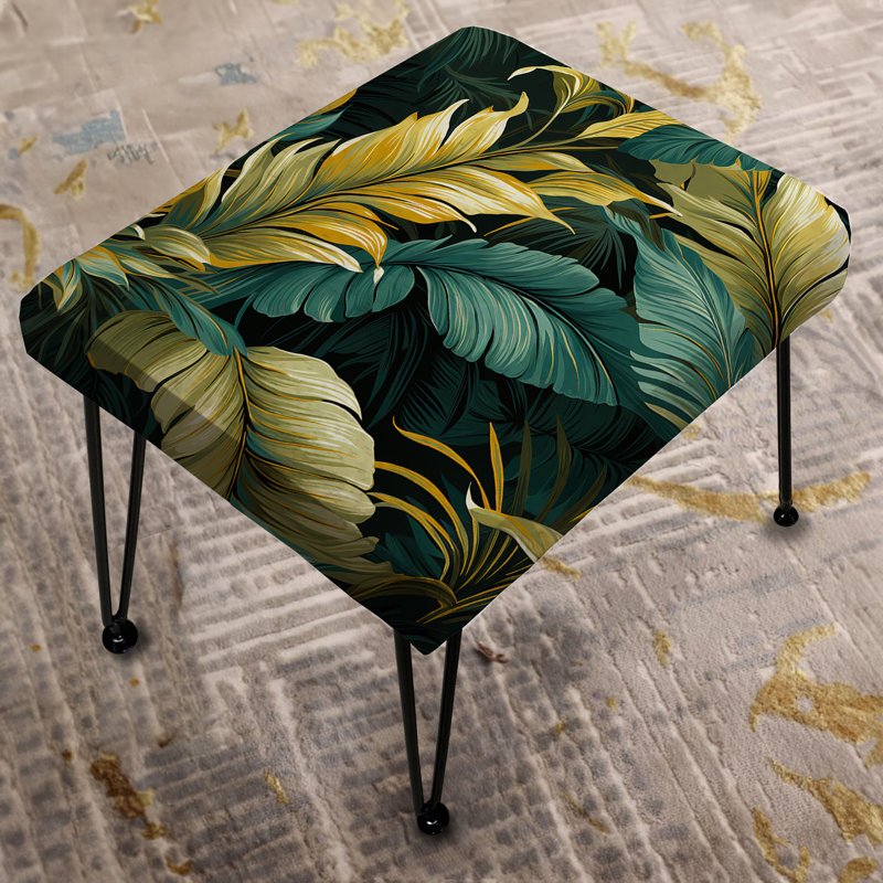 Mirage Radiance Tropical Motif I - Repose-pieds rectangulaire Tropical