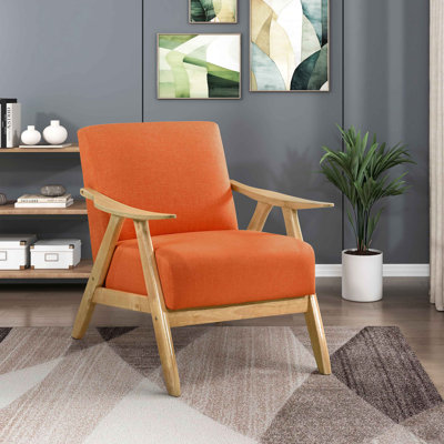 Siège et dossier rembourrés en tissu d'hévéa massif Modern Home Furniture