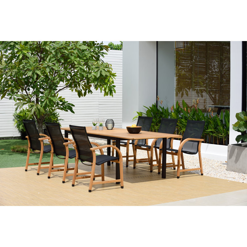 Ensemble de salle à manger extensible 6 personnes Anautica