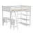 Ermal Full High Loft Bed With Bookcase And Desk-1678757883